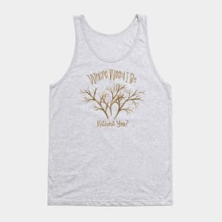 Twigs on Burnt Umber Tank Top